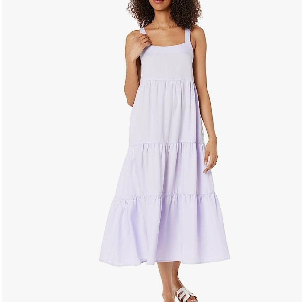 The Drop Women's Britt Tiered Maxi Tent Dress